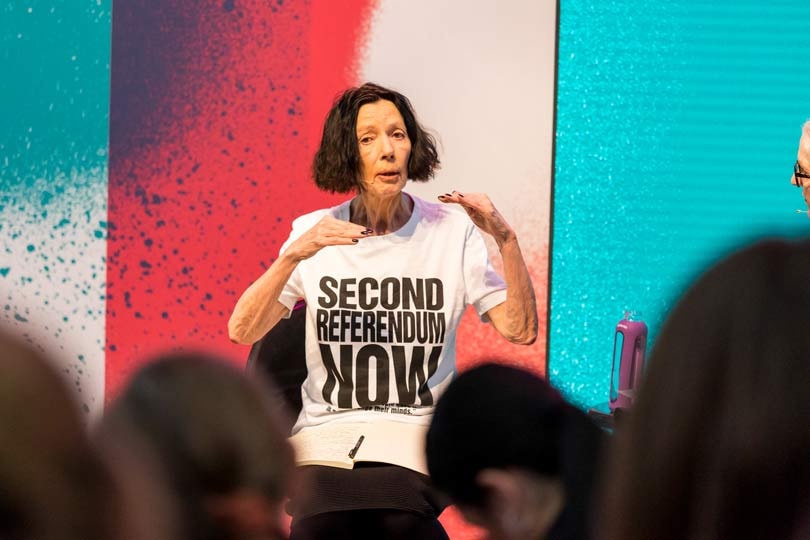 Pure London: Katharine Hamnett blasts ethics of government, policy makers and fast-fashion brands Pure London: Katharine Hamnett blasts ethics of government, policy makers and fast-fashion brands